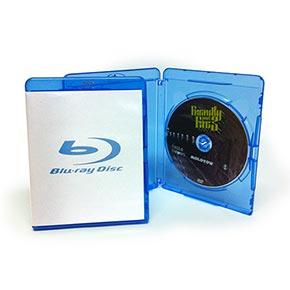 Blu-ray Disc i plastfodral med inlay (standard Blu-ray-box)